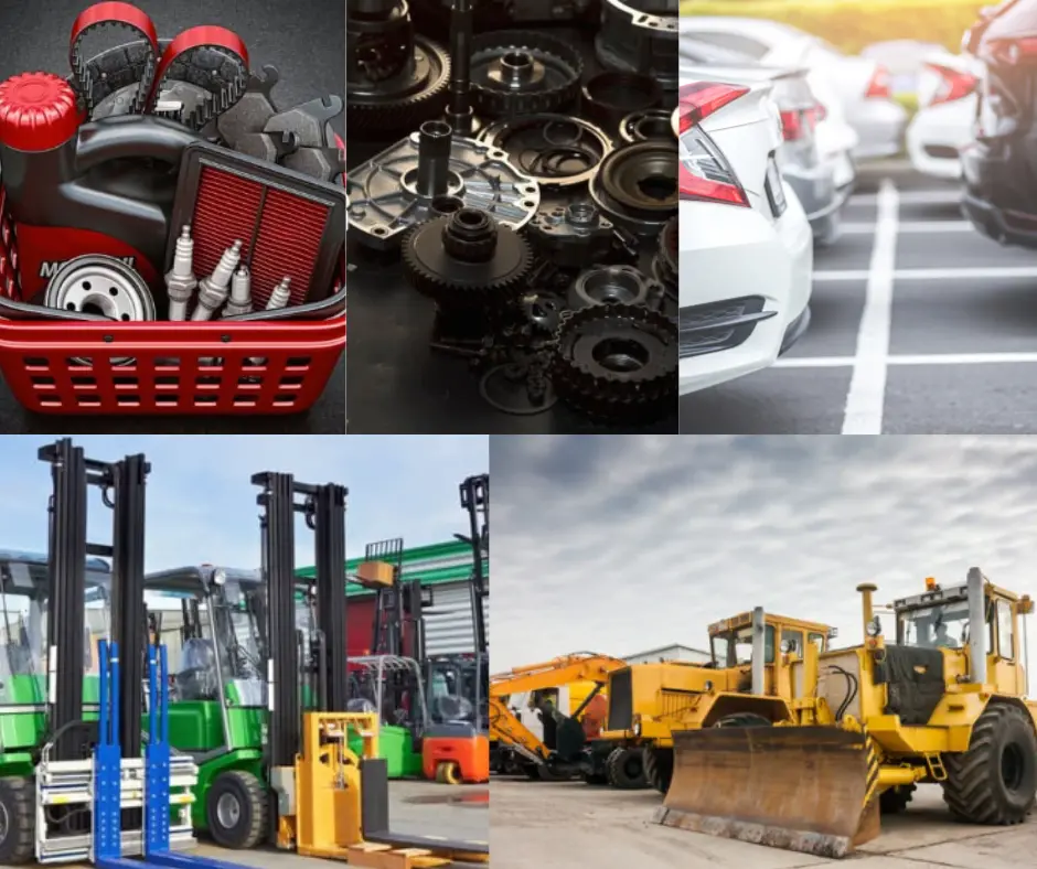 Automotive Spare Parts & Earth Moving and Heavy machinery